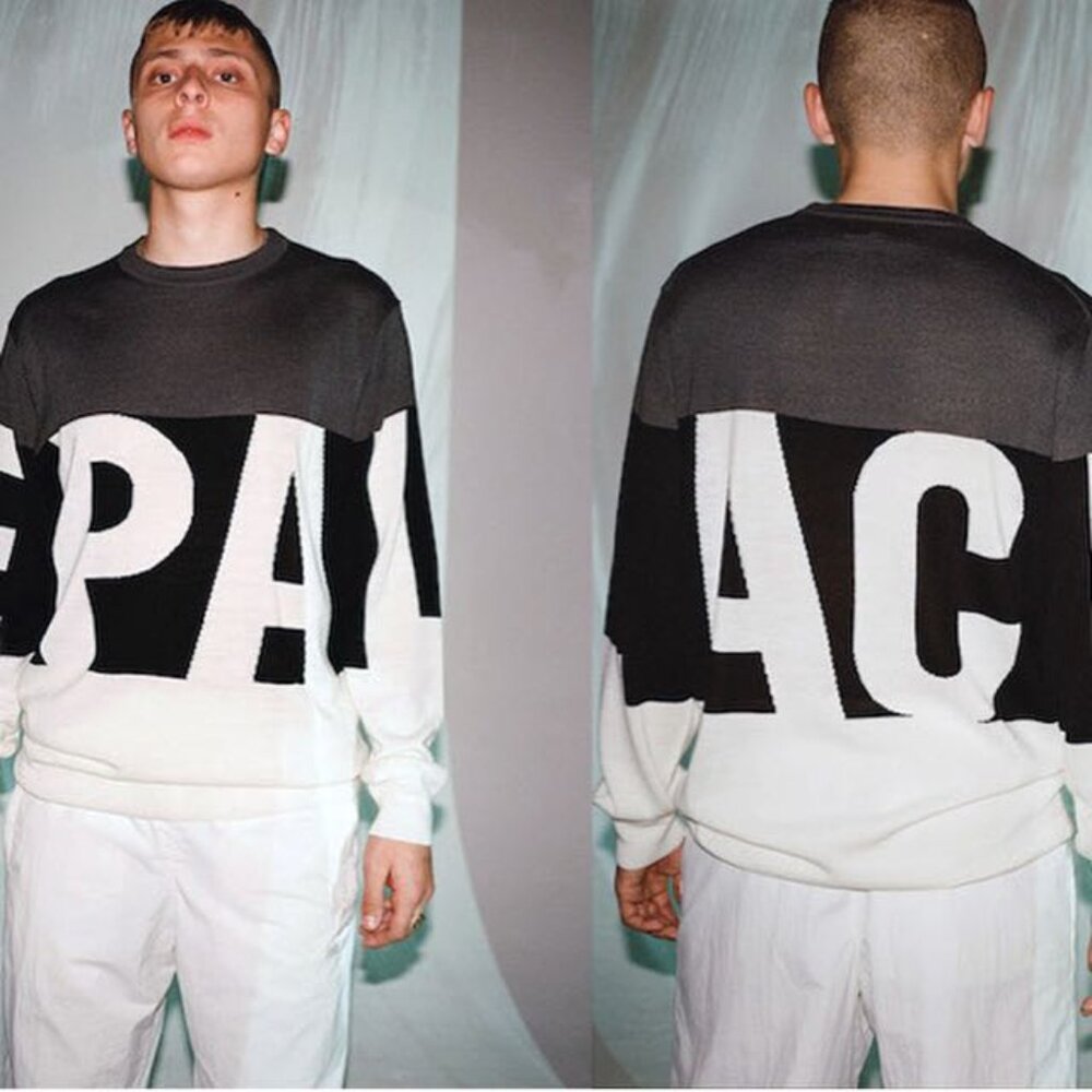 Palace Jumbo Font Knit